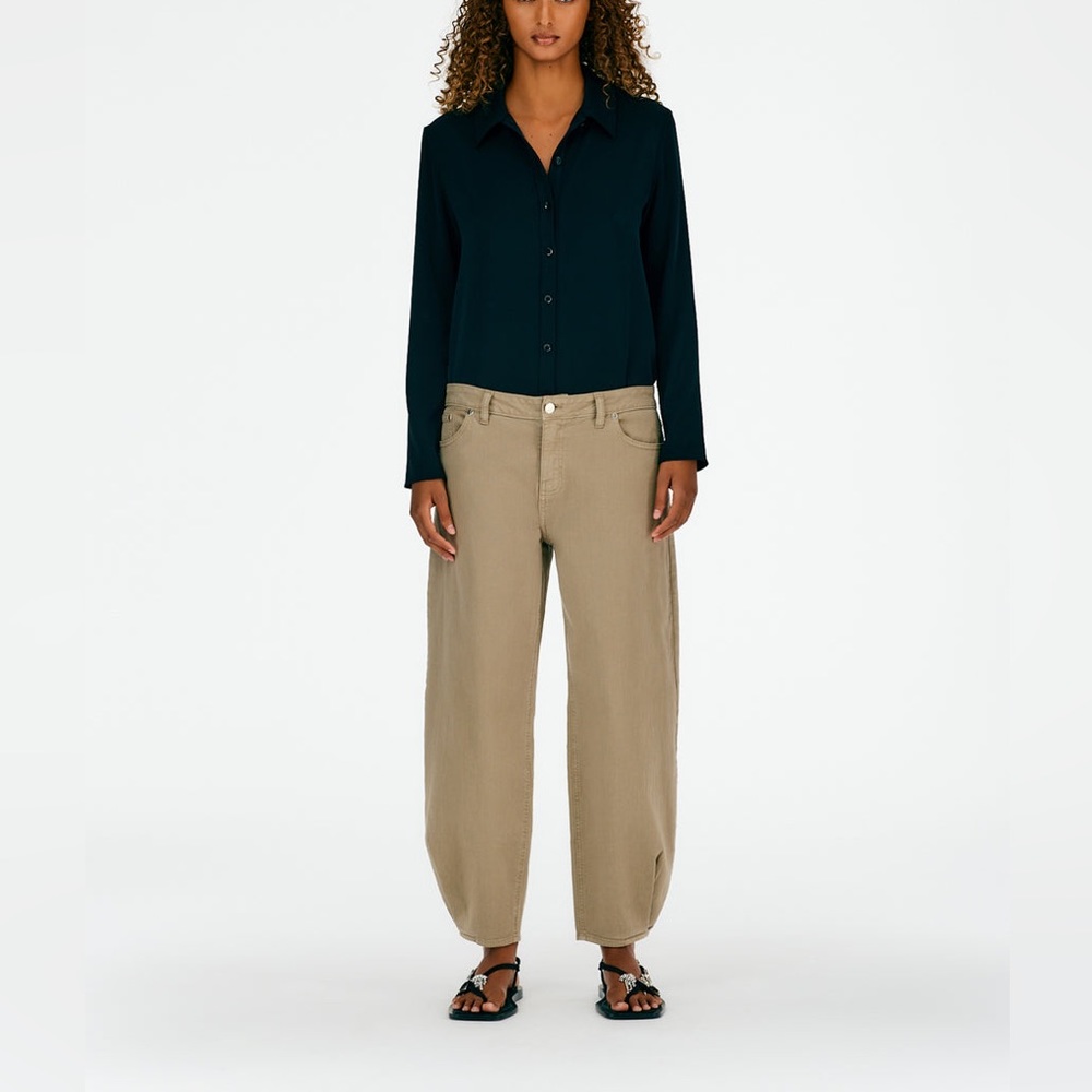 Tibi Cotton Drill Brancusi Pant - Regular 27